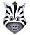 Balão de Foil - Rosto Zebra - Und - Imagem 1