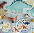 Prato de Papel Dinossauro Stegosaurus para Festa Infantil - Meri Meri | Formato Criativo | 4 Unidades | Detalhe Cobre - Imagem 2