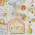 Prato de Papel Tenda de Circo para Festa Infantil - Meri Meri | Formato Criativo | 8 Unidades | Detalhes Dourados - Imagem 3