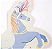 Prato de Papel Formato Cavalo Tema Circo - Meri Meri | Festa Infantil | 8 Unidades | Detalhe Dourado - Imagem 2