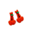 Presilha Bico de Pato - Mini Cerejas Brilhosas - 1 par - Imagem 1