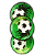 Prato de Papel Bola de Futebol - 10 unds - Imagem 2