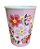Kit Mesa Infantil Descartável Garden Rosa | 32 Peças para Festa Infantil | Pratos, Copos e Guardanapos Temáticos para Aniversário e Decoração - Imagem 3