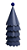 Chapéu de Aniversário Liso - Azul Espacial - Imagem 1