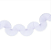 Varal Decorativo Leque de Papel Seda - Branco - Und - Imagem 1