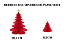 Árvore de Natal de Papel Seda - Vermelha  - Und - Imagem 2