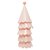 Chapéu de Aniversário Infantil Rosa Blush com PomPom – Kit 5 Unidades - Imagem 1