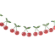 Varal Decorativo de Papel Cerejas - Und - Imagem 1