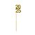 Topos para Doces/Cupcakes/Petiscos - Happy New Year - Dourado - 5 unds - Imagem 2