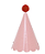 Chapéus de Papel para Festa Infantil com PomPom - Rosa e Vermelho (5 Unidades) - Imagem 2