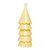 Chapéu de Aniversário Infantil Amarelo Manteiga com PomPom – Kit 5 Unidades - Imagem 1