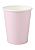 Copo Descartável de Papell Rosa Candy 270ml – Festa Infantil e Adulto | 8 Unidades - Imagem 1