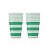 Copo de Papel Horizontal Verde Água - 8 unds - Imagem 1