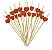 Picks Espetinho de Bambú - Coração Vermelho - 20 unds - Imagem 1