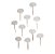Topos para Doces - Nuvens - 10 unds - Imagem 1