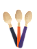 Colher de Madeira Biodegradável Cores Halloween 14cm – Kit com 10 Unidades - Imagem 1