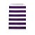 Saquinho de Papel Roxo Listrado - Imagem 1