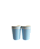 Copo de Papel Azul Claro Liso - 08 Unidades - Imagem 1