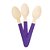 Colher de Madeira Violeta 14cm - 10 unds - Imagem 1