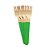 Garfo de Madeira Verde Folha 14cm – Kit 10 Unidades | Sustentável e Biodegradável - Imagem 1