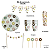 Kit Festa Donuts Premium – 48 Itens Descartáveis e Decorativos - Imagem 1