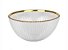 Bowl de Vidro com Fio Dourado - Imagem 1