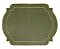 Kit com 2 Jogos Americanos Classic Verde com bordado Lurex Dourado - Imagem 1