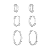 Argola Lisa 10 Prata - Tamanhos vendidos separadamente - Imagem 1