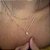 Colar Letra Cravejado Dourado - Imagem 12