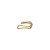 Piercing Fake Liso Dourado - Imagem 1