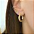 Piercing Fake Cravejado Dourado - Imagem 3