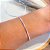 Pulseira Bracelete Liso Prateado - Imagem 1
