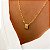 Colar Escapulário Mini Corrente Elo Português - Banho 12 Camadas Ouro 18k - Sagrado Coração de Jesus com Nossa Senhora do Carmo - Imagem 6