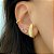 Brinco Ear Hook Banho Ouro 18k - Imagem 3