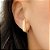 Brinco Ear Hook Banho Ouro 18k - Imagem 1