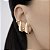 Brinco Ear Hook Banho Ouro 18k - Imagem 4