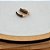 Argola Cravejada Oval Zircônia Negra Dourada - Imagem 2