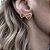 Brinco Coração Twist Lume - Banho 12 Camadas Ouro 18k - Imagem 2