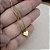 Colar Coração Kiara Banho Ouro 18k - Imagem 3