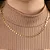Colar Menina Encantada Banho Ouro 18k - Imagem 3