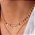 Colar Menina Encantada Banho Ouro 18k - Imagem 2