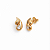 Brinco Oceano Banho Ouro 18k - Imagem 1