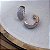 Argola Cravejada 14 - Banho Ouro 18k - Imagem 5