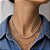 Colar Cristal Grey - Banho 12 Camadas Ouro 18k - Imagem 3