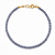 Pulseira Cristal Grey - Banho 12 Camadas Ouro 18k - Imagem 1