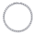 Pulseira Riviera Zircônia 3mm Prata - Imagem 1