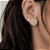 Brinco Zircônia e Pérola Joiê - Banho 12 Camadas Ouro 18k - Imagem 3