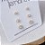 Kit 3 pares - Brinco Ponto de Luz Menor - Banho 12 Camadas Ouro 18k - Imagem 1