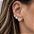 Kit 3 Pares - Brinco Ponto de Luz Zircônia Maior - Banho 12 Camadas Ouro 18k - Imagem 2