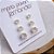 Kit 3 Pares - Brinco Ponto de Luz Zircônia Maior - Banho 12 Camadas Ouro 18k - Imagem 1